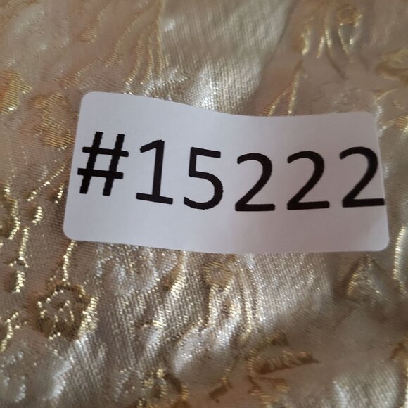 Klesis Dress Womens Small Cream & Gold Metallic Floral Fit & Flare *NWT* - Picture 10 of 10